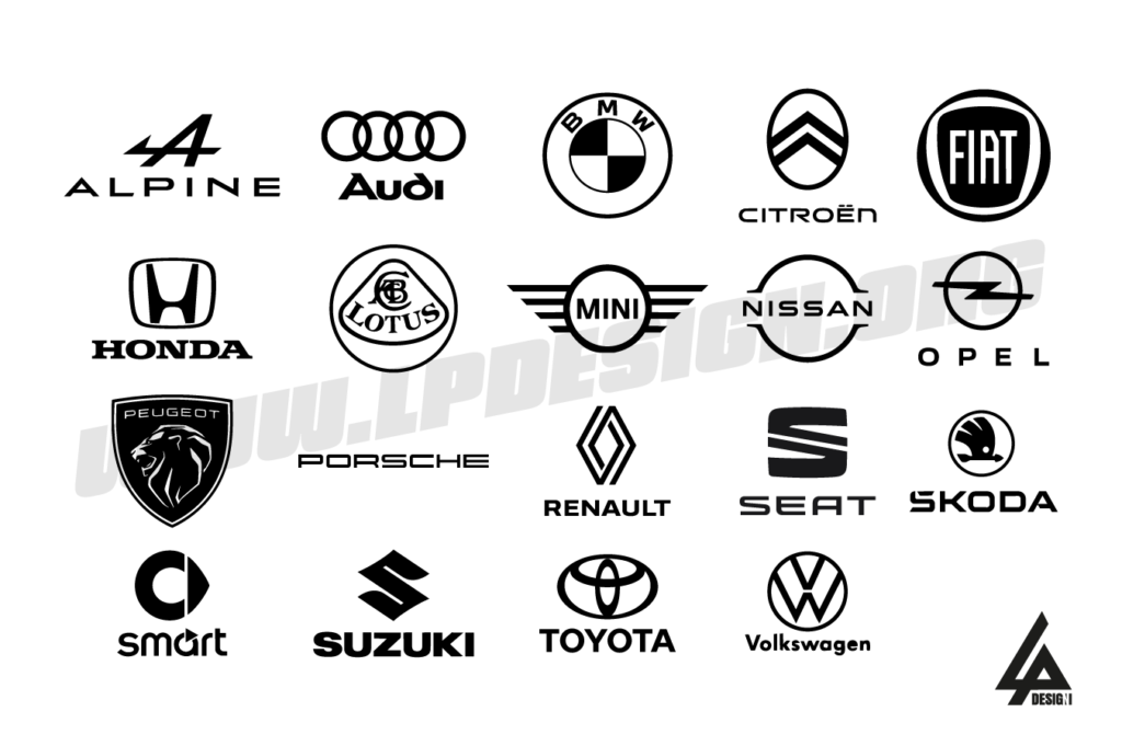 autocollant marque voiture
