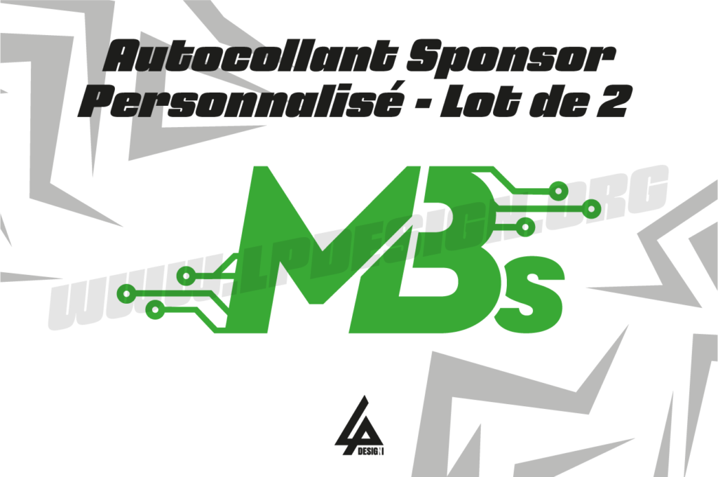 autocollant sponsors