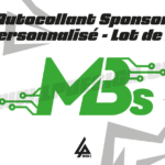 autocollant sponsors