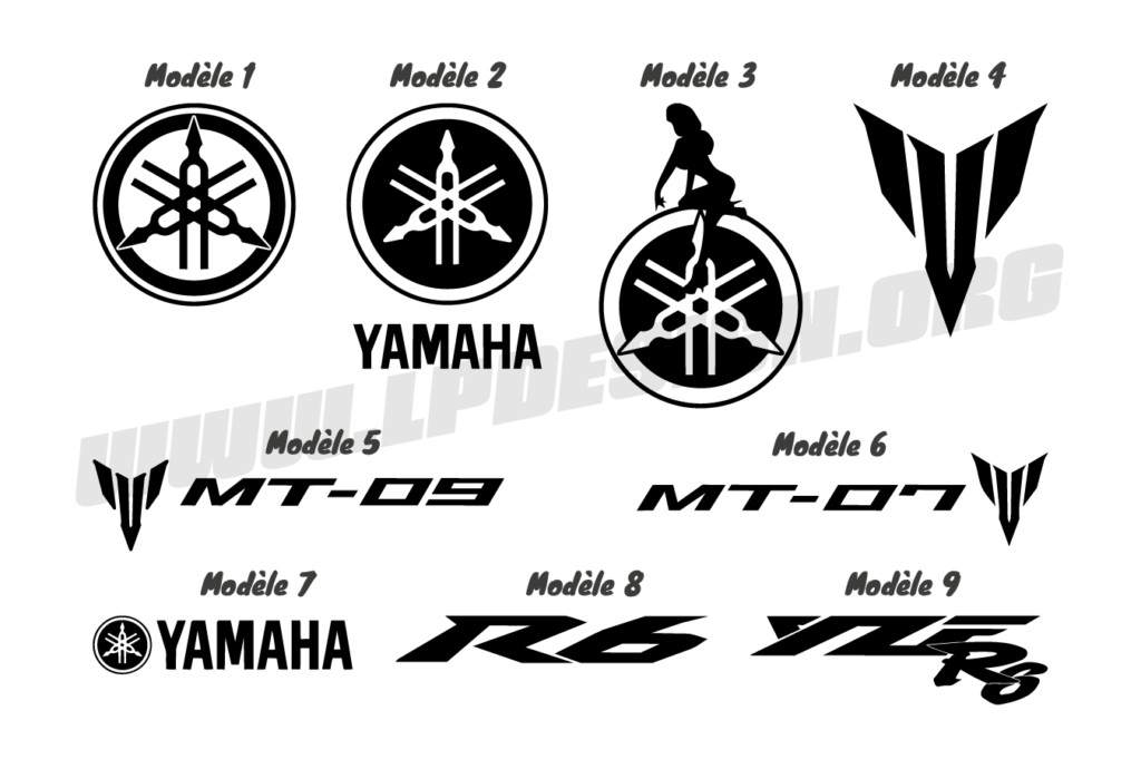 autocollant yamah
