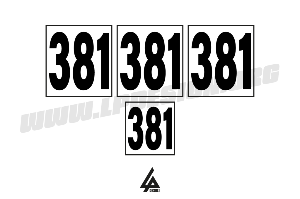 numero de course autocroos sprint car ffsa kit