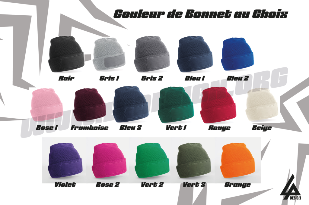 bonnet perso couleurs