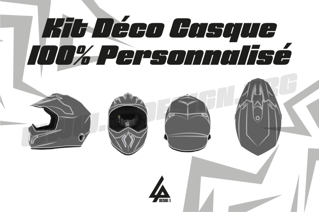 kit déco personnalise casque